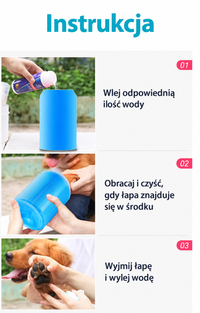 czyścik do łap Pawflexi — 4